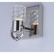 Crystol LED 4.75 inch Polished Nickel ADA Wall Sconce Wall Light