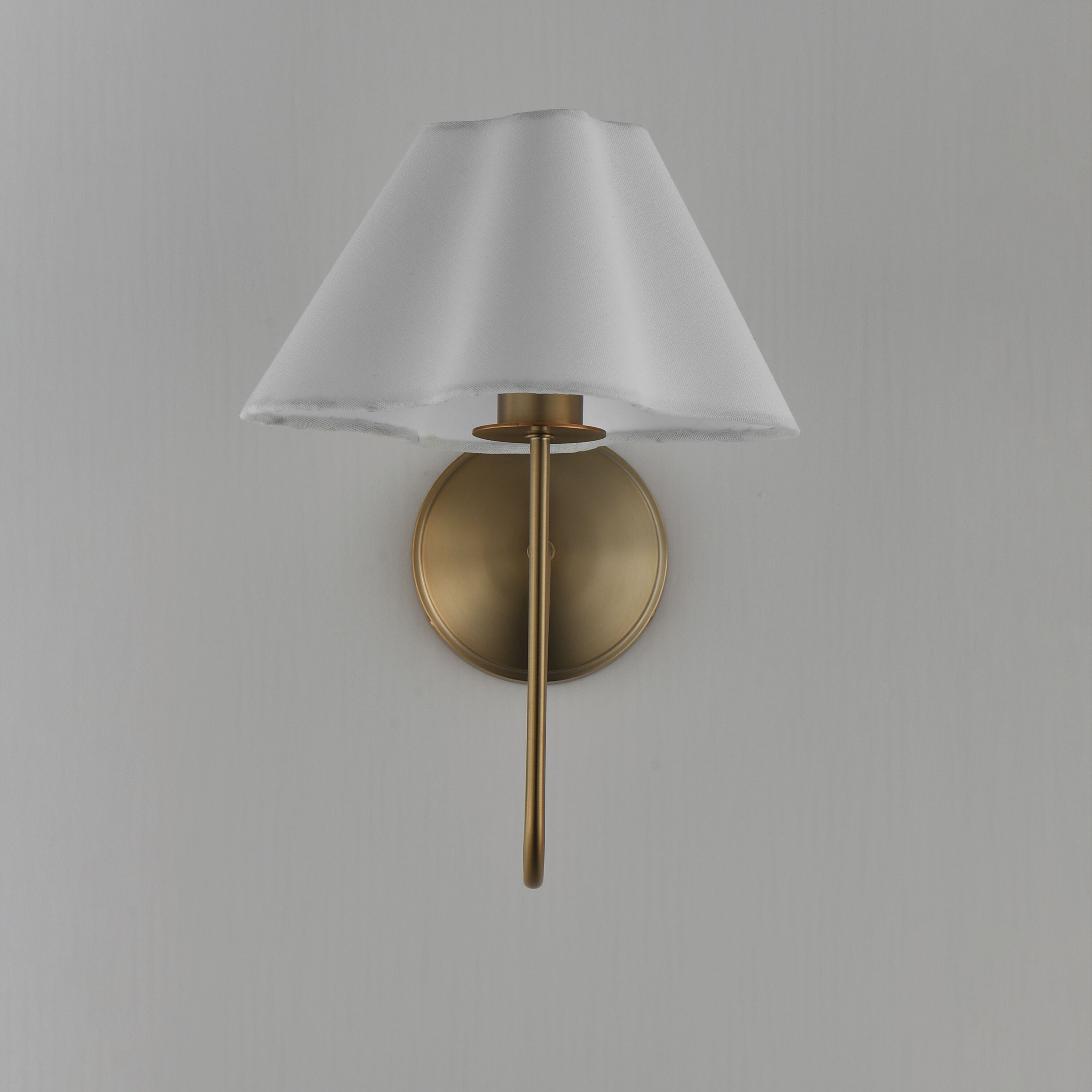 Saxon 1 Light 10.5 inch Natural Aged Brass Wall Sconce Wall Light