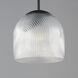 Dune 1 Light 9 inch Black Single Pendant Ceiling Light