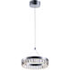 Icycle LED 12.5 inch Polished Chrome Mini Pendant Ceiling Light