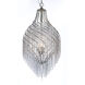 Twirl 3 Light 16.75 inch Golden Silver Chandelier Ceiling Light