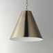 Veritas 1 Light 18 inch Heritage Single Pendant Ceiling Light