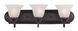 Essentials - 801x 3 Light 24 inch Oil Rubbed Bronze Bath Light Wall Light in Frosted