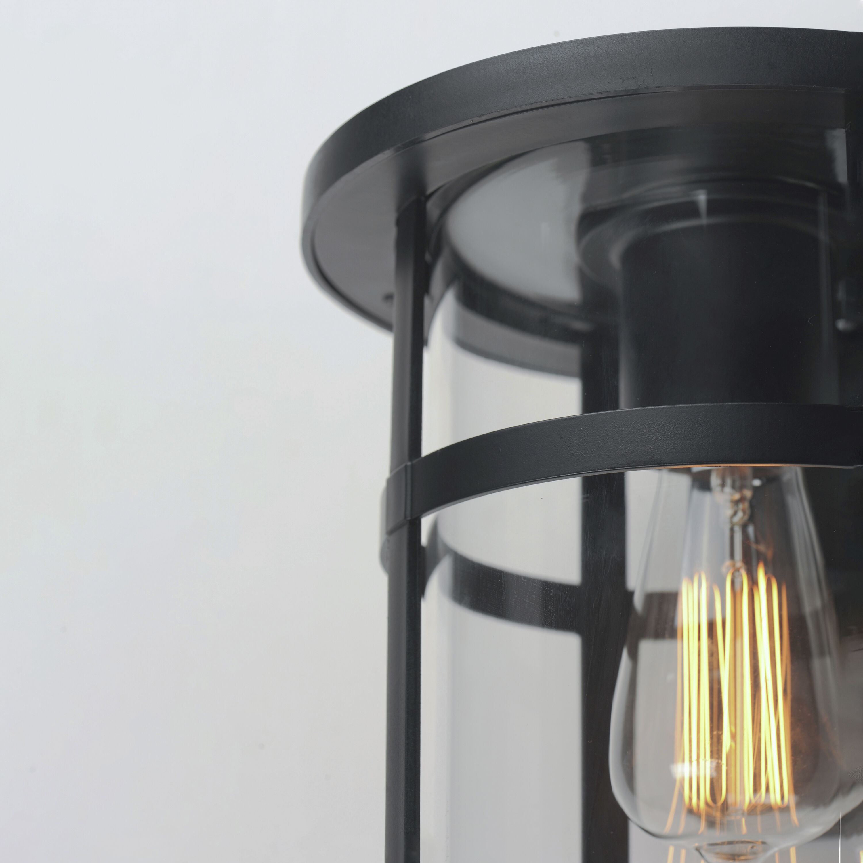 Clyde Vivex 1 Light 17 inch Black Outdoor Wall Mount