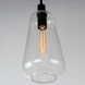 Babylon 1 Light 7.5 inch Black Single Pendant Ceiling Light