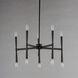 Rome 10 Light 23.5 inch Black Chandelier Ceiling Light