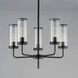 Crosby 5 Light 24 inch Black Chandelier Ceiling Light