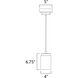 Mod LED 4 inch Satin Nickel Mini Pendant Ceiling Light