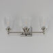 Julip 3 Light 23 inch Satin Nickel Bath Vanity Wall Light