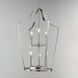 Arden 6 Light 20 inch Satin Nickel Multi-Light Pendant Ceiling Light