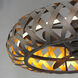 Weave 22 inch Bronze Gilt and Gold Fandelight