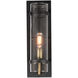 Capitol 1 Light 4.5 inch Black and Antique Brass ADA Wall Sconce Wall Light