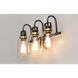 Magnolia 3 Light 18.25 inch Bronze and Gold Bath Vanity Wall Light
