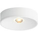 Caldera LED 5.25 inch White Semi-Flush Mount Ceiling Light