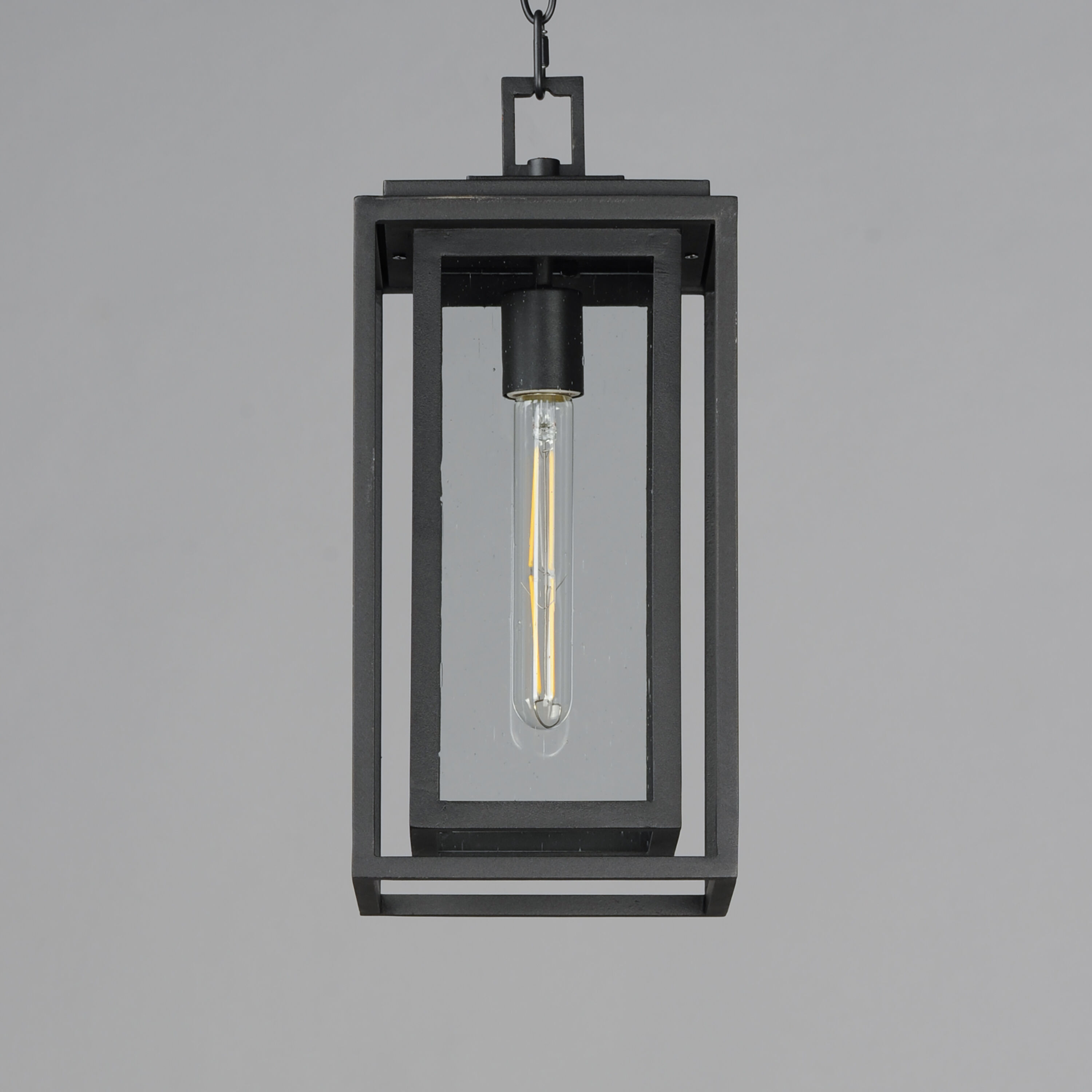 Cabana 1 Light 7 inch Black Outdoor Pendant