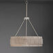 Satori 6 Light 30.75 inch Ecru Chandelier Ceiling Light