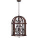 Miranda 6 Light 20 inch Antique Pecan and Bay Single Pendant Ceiling Light