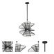 Zeta LED 20 inch Black Suspension Pendant Ceiling Light