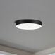 Trim-Commercial LED 5.25 inch Black Flush Mount Ceiling Light