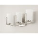 Dart 3 Light 21.25 inch Satin Nickel Bath Vanity Wall Light