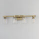 Cubos 4 Light 30.75 inch Natural Aged Brass Wall Sconce Wall Light