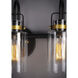 Magnolia 3 Light 18.25 inch Bronze and Gold Bath Vanity Wall Light
