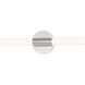 Tubi LED 18 inch Satin Nickel Bath Vanity Wall Light