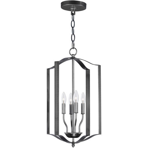 Provident 4 Light 15 inch Black Single Pendant Ceiling Light