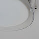 Duo LED 16 inch Black Flush Mount Ceiling Light