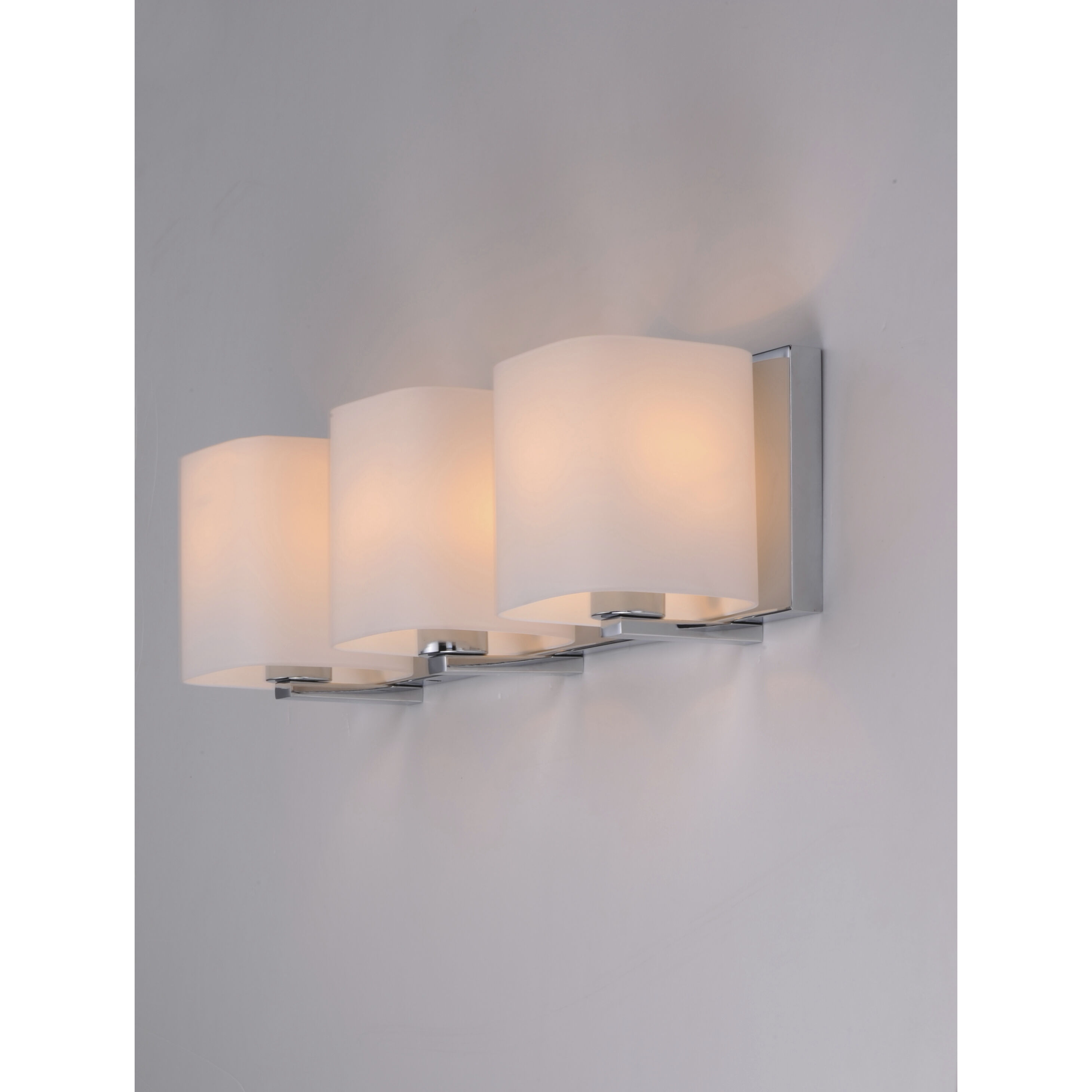Wrap 3 Light 19 inch Polished Chrome Bath Vanity Wall Light