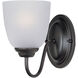Stefan 1 Light 8 inch Oil Rubbed Bronze Bath Vanity Wall Light