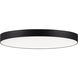 Trim LED 9 inch Black Flush Mount Ceiling Light
