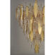 Majestic 21 Light 33 inch Gold Leaf Chandelier Ceiling Light