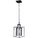 Refine 1 Light 7.25 inch Black and Polished Nickel Single Pendant Ceiling Light