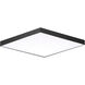 Trim LED 11 inch Black Flush Mount Ceiling Light