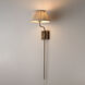 Dunbridge 1 Light 12 inch Weathered Brass Wall Sconce Wall Light