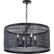 Hatcher 4 Light 24 inch Black Single Pendant Ceiling Light