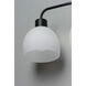 Coraline 3 Light 22 inch Black Bath Vanity Wall Light