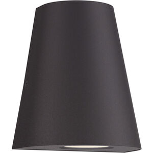 Taper LED 6.25 inch Architectural Bronze Outdoor Wall Mount