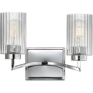 Rigata 2 Light 13.75 inch Polished Nickel Bath Vanity Wall Light