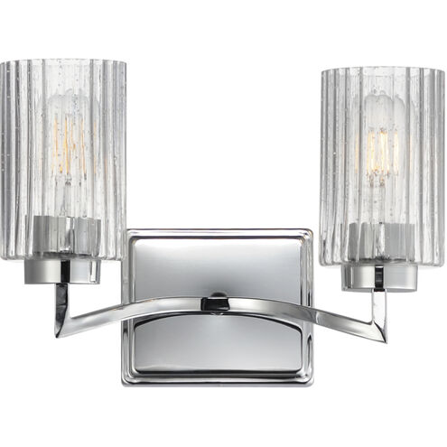 Rigata 2 Light 13.75 inch Polished Nickel Bath Vanity Wall Light