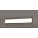 Visor LED 30 inch Black Bath Vanity Wall Light