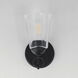 Jackson Hole 1 Light 5 inch Black Wall Sconce Wall Light in Clear