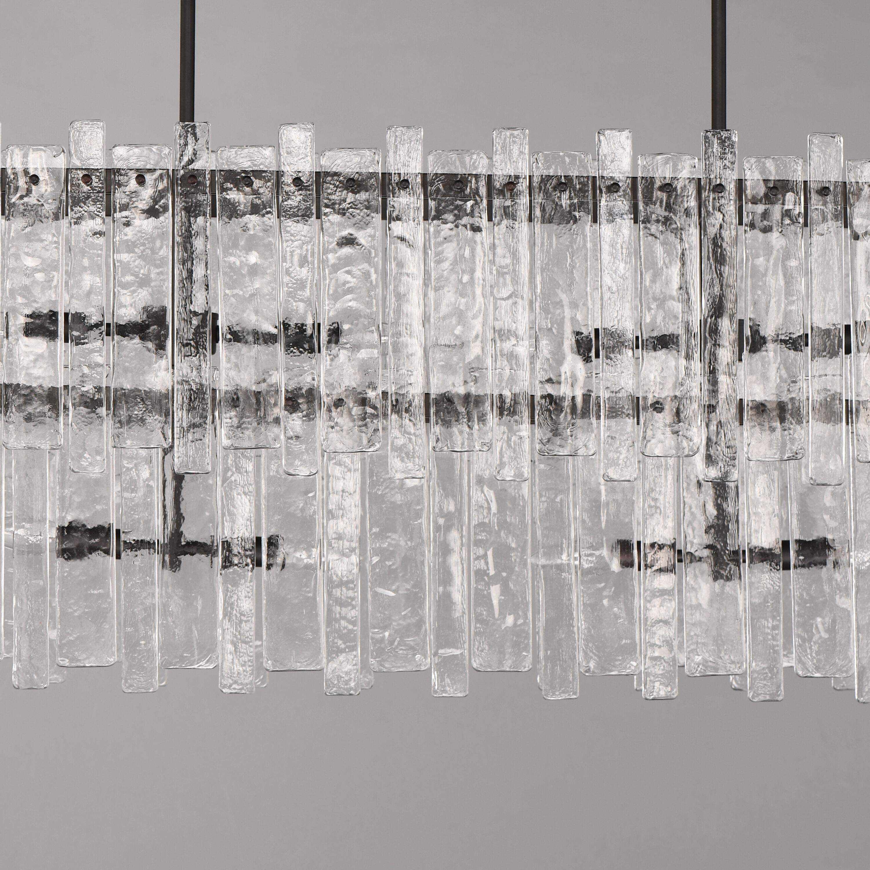 Warren Linear Pendant Ceiling Light in Dark Bronze