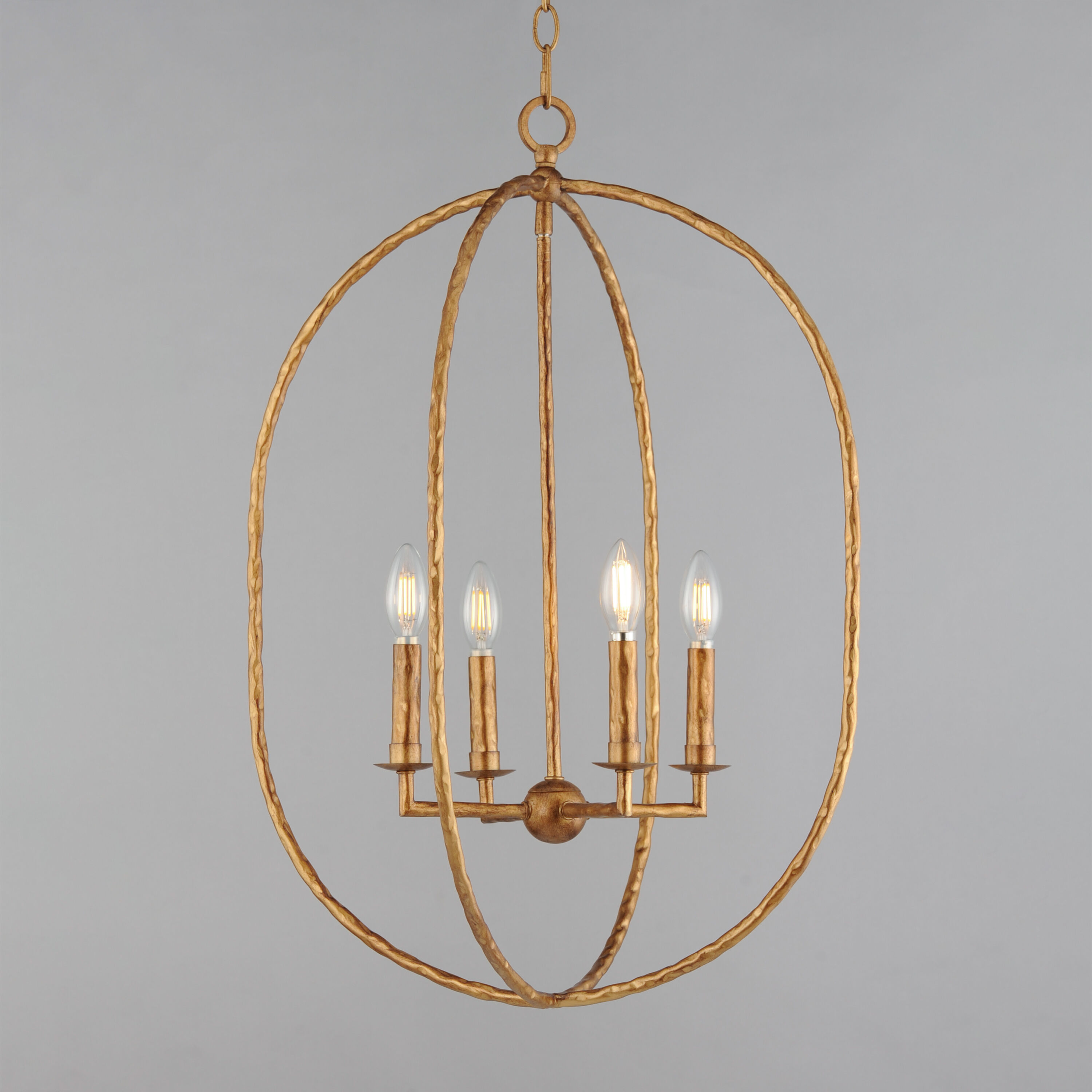 Martel 4 Light 20 inch Etruscan Gold Multi-Light Pendant Ceiling Light