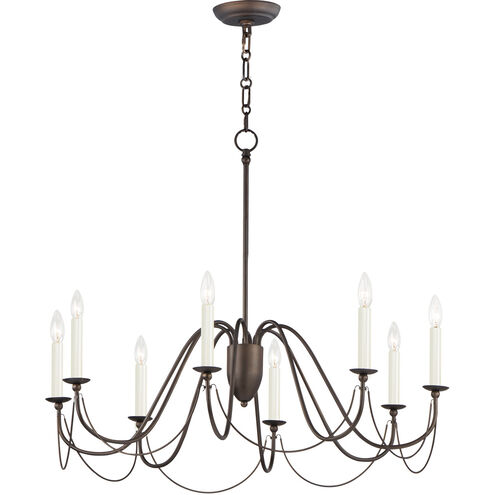 Plumette 8 Light 36 inch Chestnut Bronze Chandelier Ceiling Light