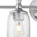 Swirl 4 Light 32.5 inch Satin Nickel Bath Vanity Wall Light