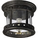 Santa Barbara DC 1 Light 9 inch Sienna Outdoor Flush Mount