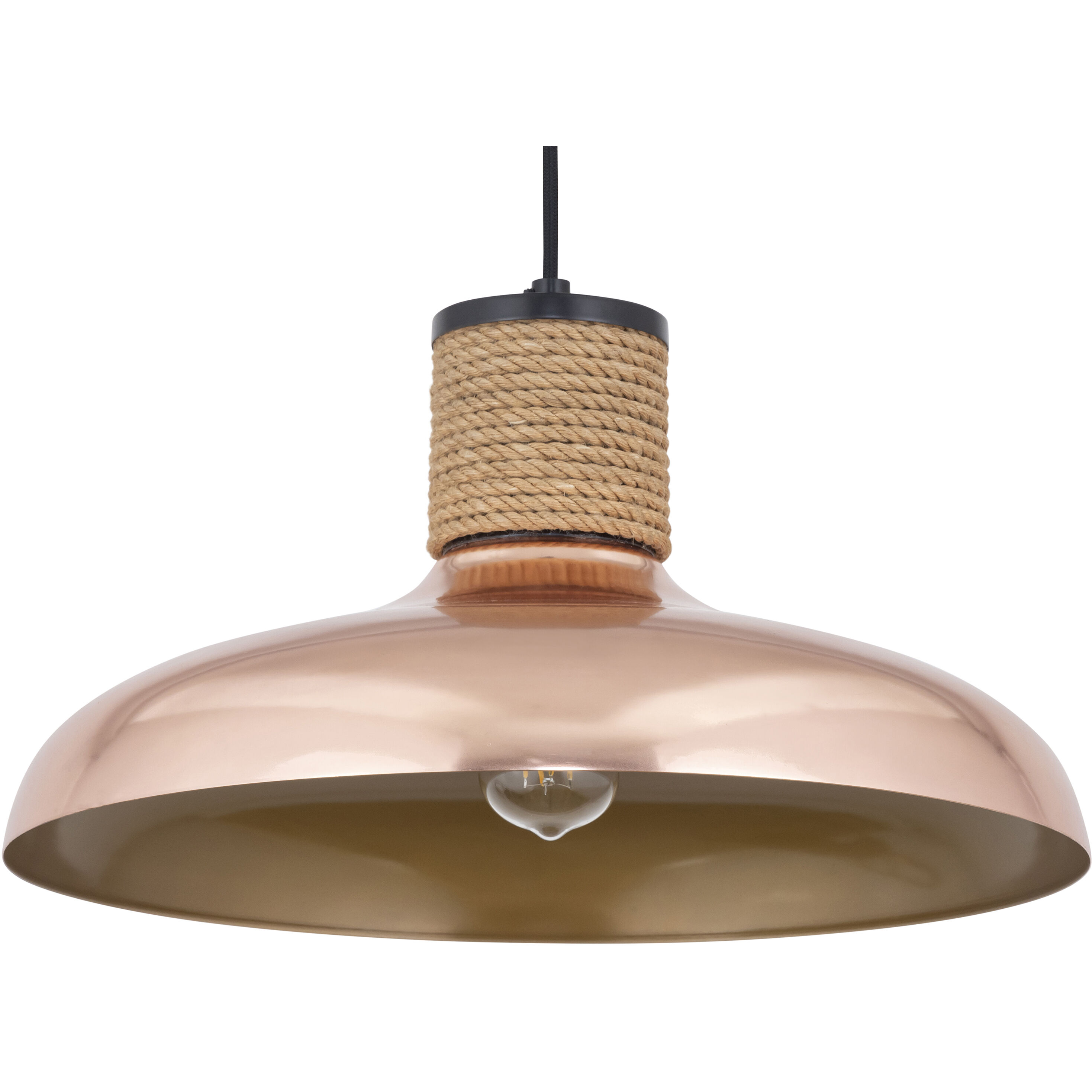 Bingham 1 Light 17 inch Copper Single Pendant Ceiling Light
