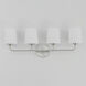 Bristol 4 Light 28.5 inch Satin Nickel Bath Vanity Wall Light